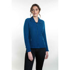 Koru Merino - Possum Shaped Zip Jacket (KO478)Pacific