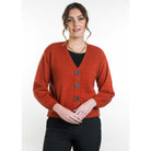Koru - Merino - Possum V Neck Cardigan (KO557)Sienna