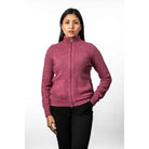 Koru - Merino & Possum Rib Detail Jacket (KO571)Rose