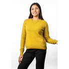 Koru - Merino & Possum Crew Neck Jumper (KO575)Kowhai