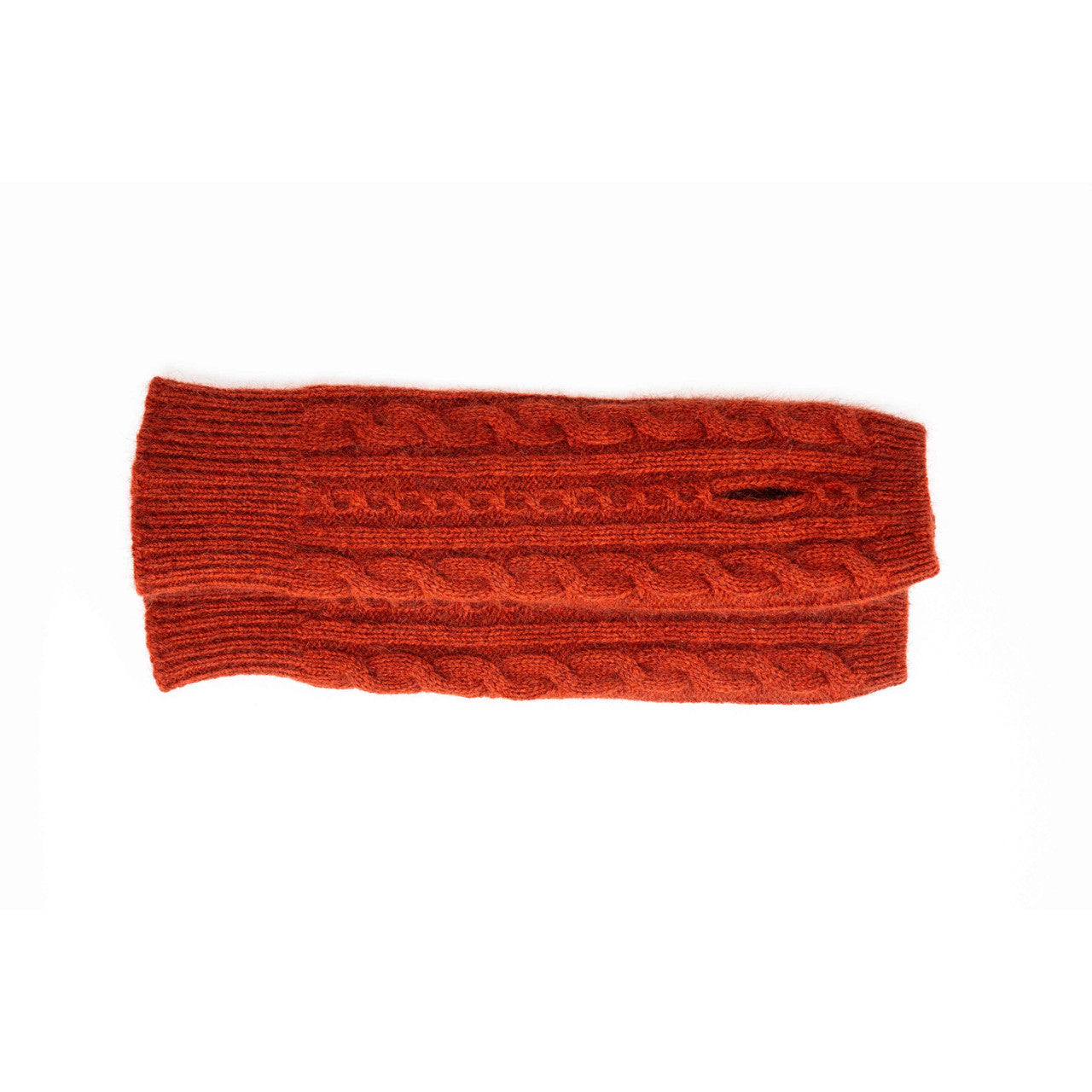 Koru Cabled Merino - Possum Glovelets (KO62)Sienna