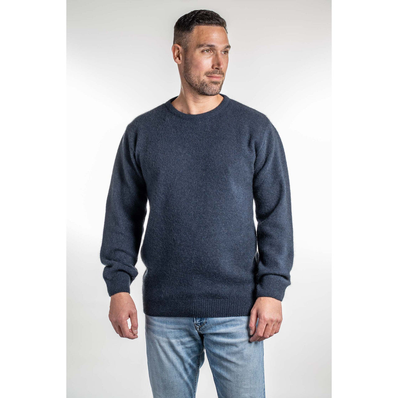 Koru - Men's Crew Neck Sweater (KO840)Marine