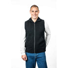Koru - Merino & Possum Zip Vest Charcoal