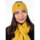 Koru Merino - Possum Cable Headband (KO94)Kowhai