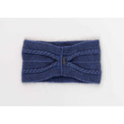 Koru Merino - Possum Cable Headband (KO94)Periwinkle