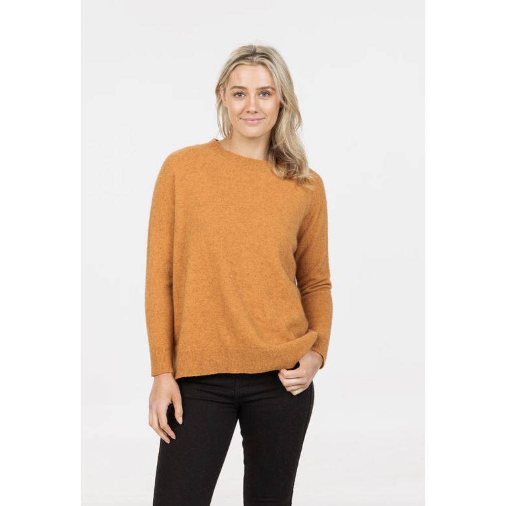 Native World - Merino & Possum Lounge Sweater (NB816)Ginger