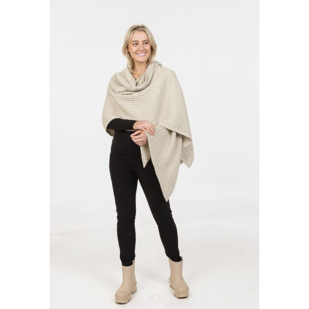 Native World - Ribbed Wrap (NE860)Natural
