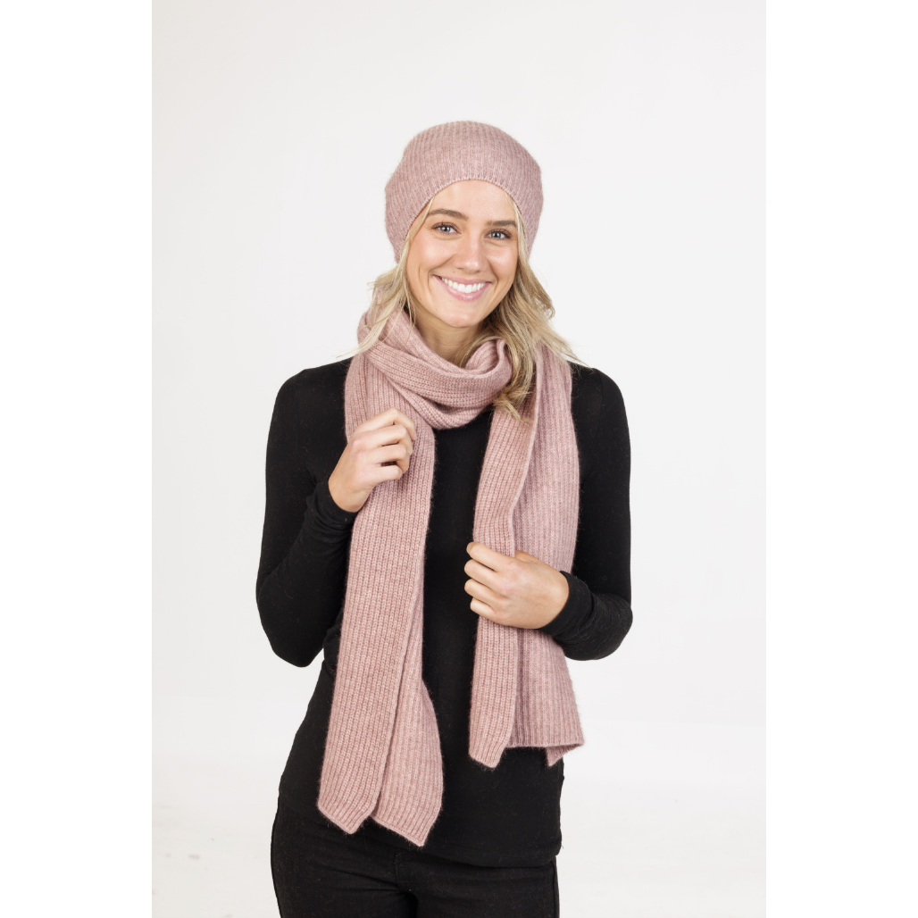 Native World - Merino & Possum Slouch Beanie (NX677)Lily