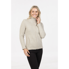 Native World - Merino & Possum Button Essential Full Zip Jacket (NS832)Natural