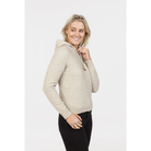 Native World - Merino & Possum Cropped Hoodie (NB888)Natural