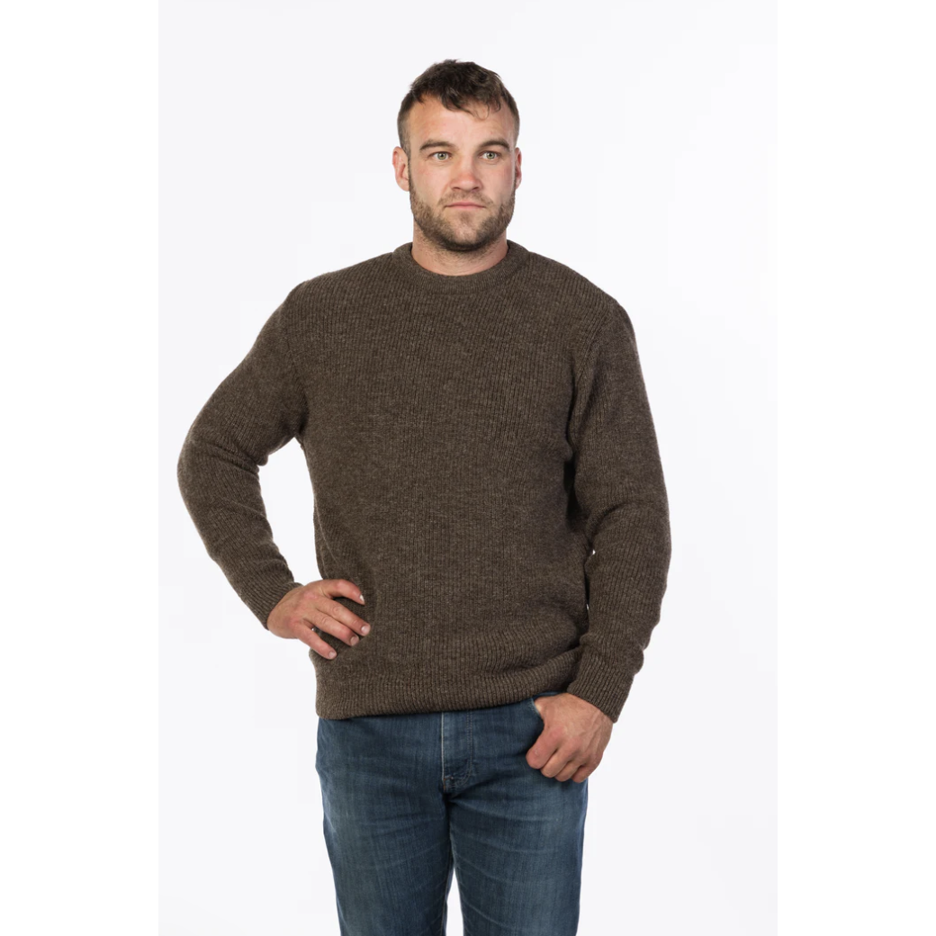 MKM Originals - Wool Backyard Sweater (MS1526)Natural Brown