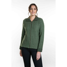 Koru Merino - Possum Two Tone Jacket (KO476)Moss/Black