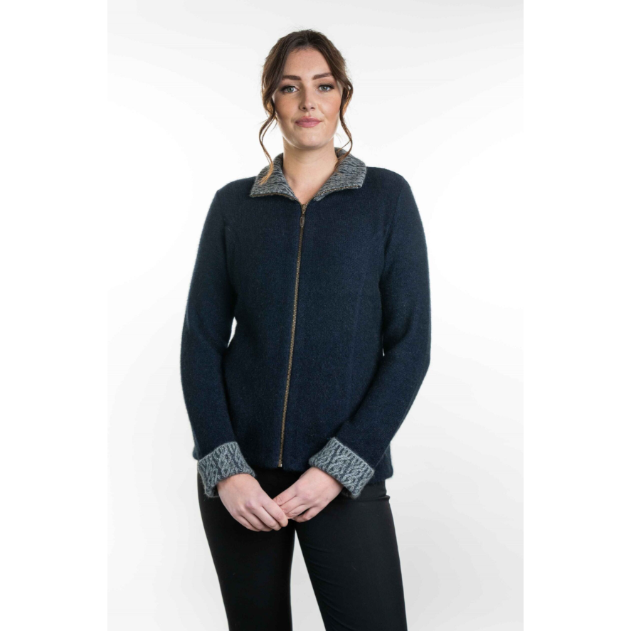 Koru Merino - Possum Two Tone Jacket (KO476)