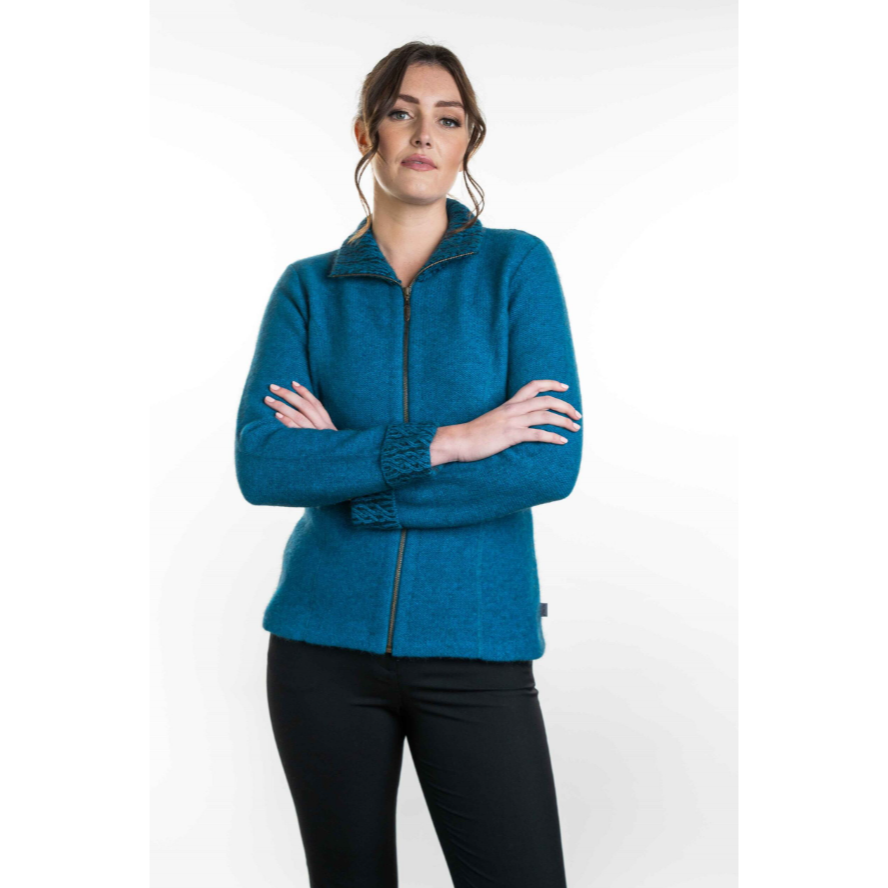 Koru Merino - Possum Two Tone Jacket (KO476)