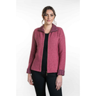 Koru Merino - Possum Two Tone Jacket (KO476)Rose/Grape