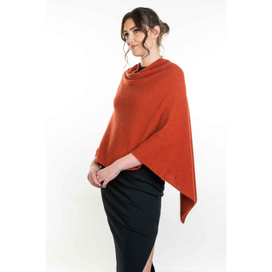 Koru Merino - Possum Two Way Poncho (KO798)