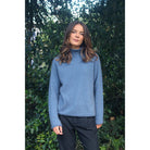 Zinity - Merino & Possum Harbour Jumper Light Blue