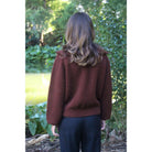 Zinity - Merino & Possum Daldy 1/4 Zip Jumper (Z159)Russet