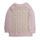 Childrens merino top in bush and floral print