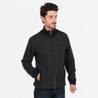 Native World - Men's Textured Full Zip Jacket (NE439) Charcoal